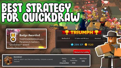 quest quickdraw strat|quick draw tds strat.